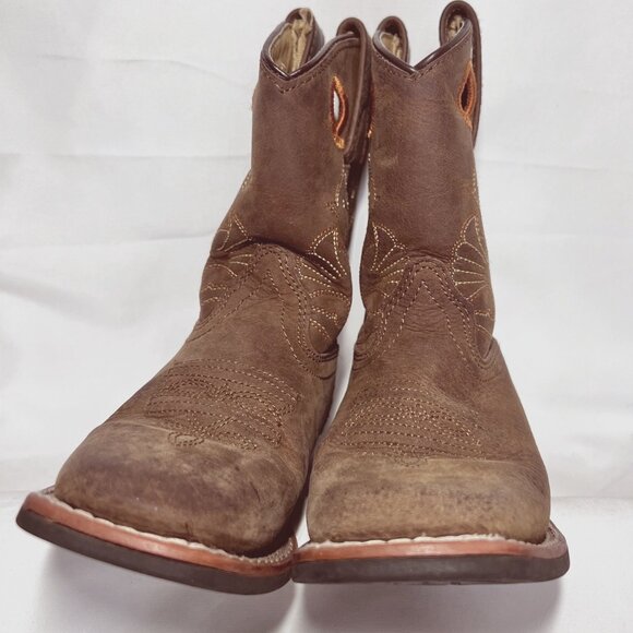 Masterson Boot Company-Style RB2011C-Size 11-Tan/Orange Leather-Pull Taps-Boys - Picture 9 of 16